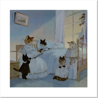 Family cats Posters and Art